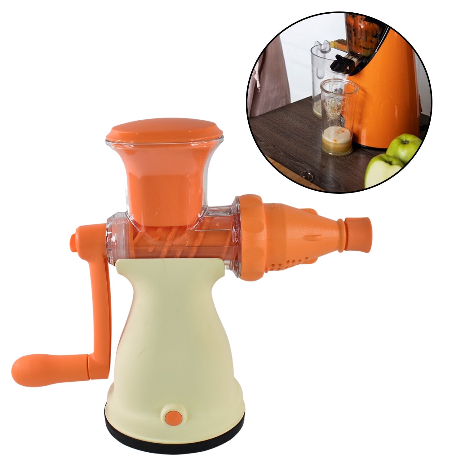 Apex Manual Carrot and Fruit Juicer – Heavy-Duty (1 Pc With Glass) Apex Manual Carrot and Fruit Juicer – Heavy-Duty (1 Pc With Glass)